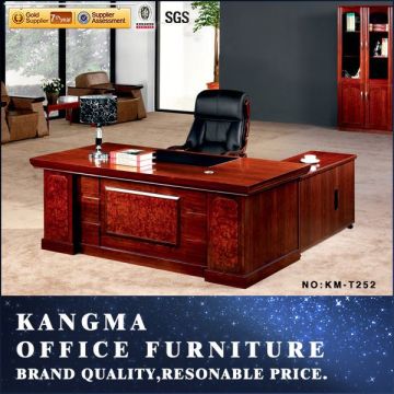 luxury italian furniture mahogany wood manager office desk