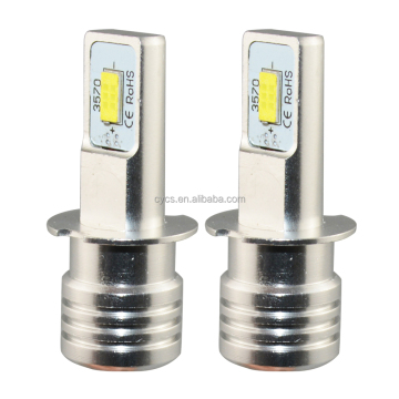 12V LED Headlight H3 Fog Lights for Motorcycle - Highlight Decoding Turn Signal