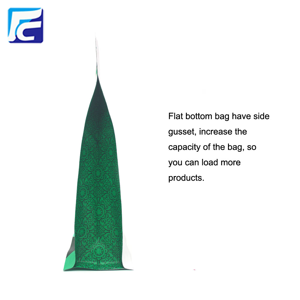 Zak met platte bodem en rits Flat Bottom Zipper Coffee Pouch