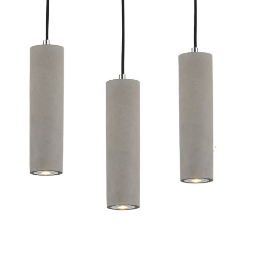 Lampy wiszące LEDER jakości betonu