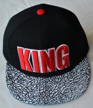 Snapback Caps with Flat Flocking Peak
