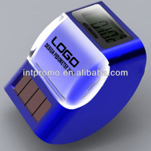 Solar powered multifunction precise pedometer