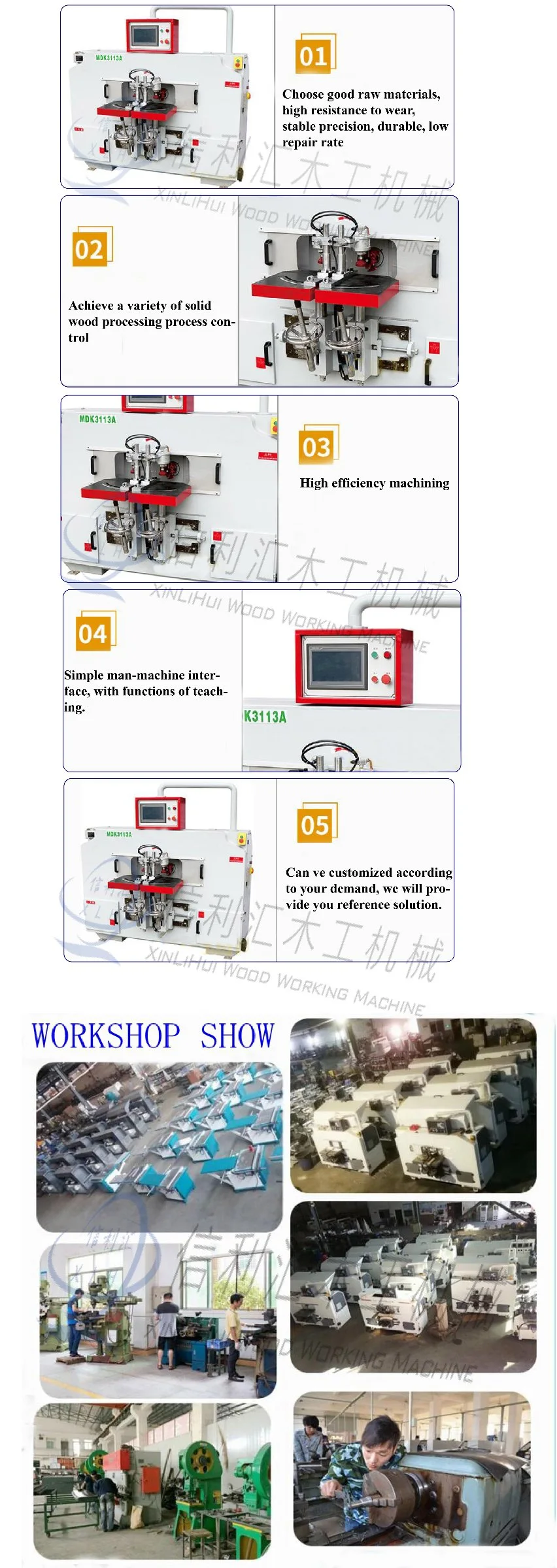 CNC Muti-Function Tenon Machine Tenoning Cutting Machine Door Frame Tongue and Groove Machine/ Automatic Tenon-Rasper