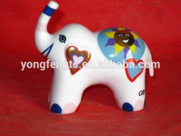 YF16006 ceramic gift elephant shape