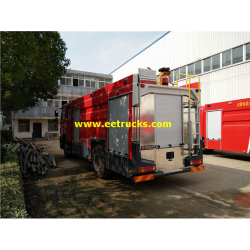 Camions de pompiers militaires 8ton HOWO