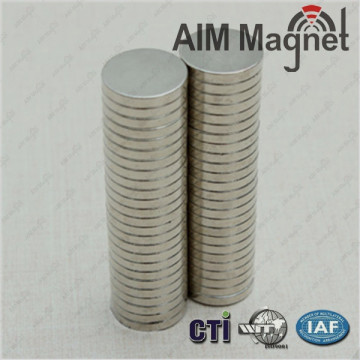 15mm dia x 2mm thick n42 neodymium magnet