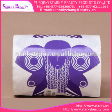 New Design Popular Good Stickness Nail Form plastic nail forms dual nail forms