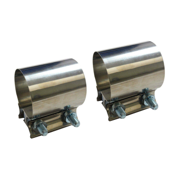 T304 Stainless Steel SS Butt Joint Band Exhaust Clamp