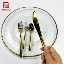 Girly Skirt Decorative 13" Gold Plate for Weddings and Banquets