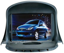 car GPS with DVD player for PEUGEOT