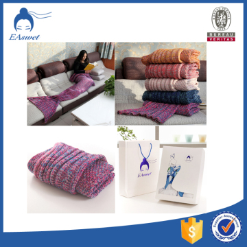 wholesale mermaid tail blanket, softextile mermaid blanket