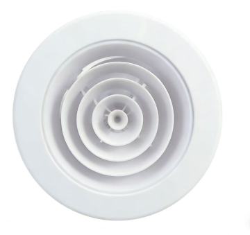 Round Plastic Downjet Diffuser for HVAC