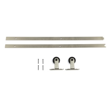 Satin Nickel Plated Barn Door Kts Hardware