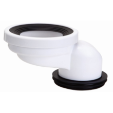 Bathroom Pan Connector Offset WC Toilet Connection Adaptor