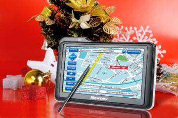 Newsmy Car GPS Navigation System S430, It is also a MP3/Video Player