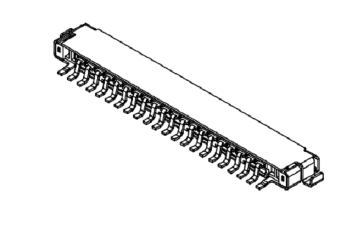 1,00mm pitch 90 ° wafer-smt AW1001R-S-XP