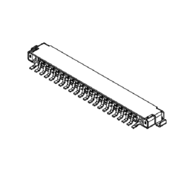 Pitch de 1,00 mm 90 ° Wafer-SMT AW1001R-S-XP