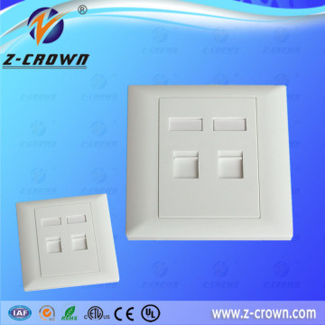 network cable wall face place Network RJ45&RJ11 Face Plate 86type 1port 2port 4port