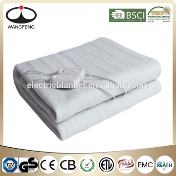 Safe dual temperature controller electric heating blanket