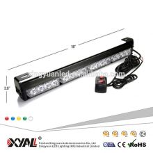 19'' Police light bar front strobe LED light bar used warning red blue flashing light