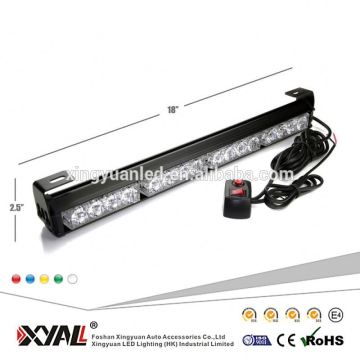 19'' Police light bar front strobe LED light bar used warning red blue flashing light