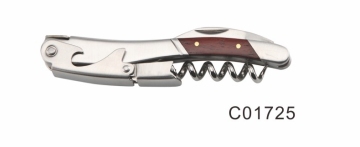 Grace Rose Wood Handle Red Wine Corkscrew Opener