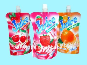 Laminated plastic bag drinks