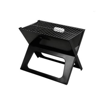 Disposable charcoal BBQ grill with lid