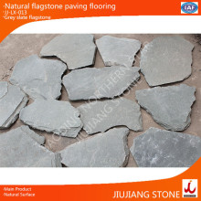 natural grey slate flagstone paving