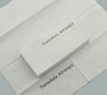 Disposable folding napkins for restaurants