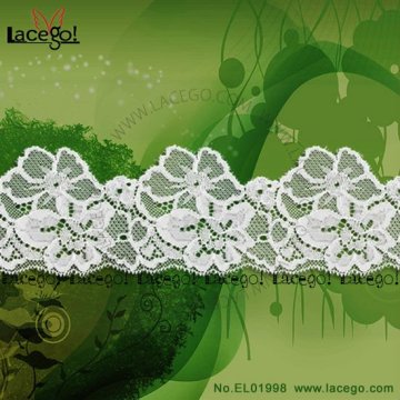 china supplier nylon spandex Wedding Decorations Ivory Lace