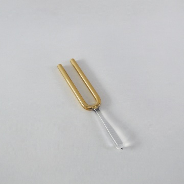 Hf Golden Quartz Crystal Tuning Fork for Sound Healing