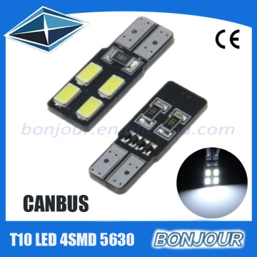 t10 w5w led canbus 5730 4smd led interior light for all cars