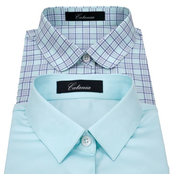 AOSHI Excellent Material women's plain shirts casual shirt in good quality