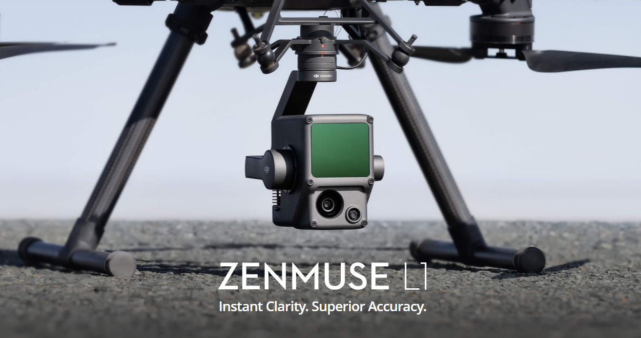 New Original DJI Zenmuse L1 20MP with Lidar module for M300RTK for Emergency Response/ Topographic Mapping /AEC and Surveying