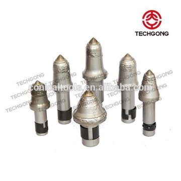 conical pick shaped cutting tool for continuous miner