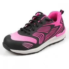 KPU 2018 hot selling purple mesh safety footwear