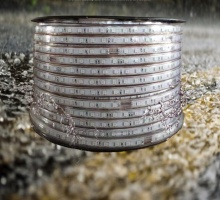 220V LED Light Strip 60 Light RGB5050 for Bedroom, Living Room, Exhibition Hall, Counter