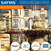 good quality wood glass window with four times seal strip