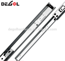 Push open ball bearing telescopic channel drawer slide