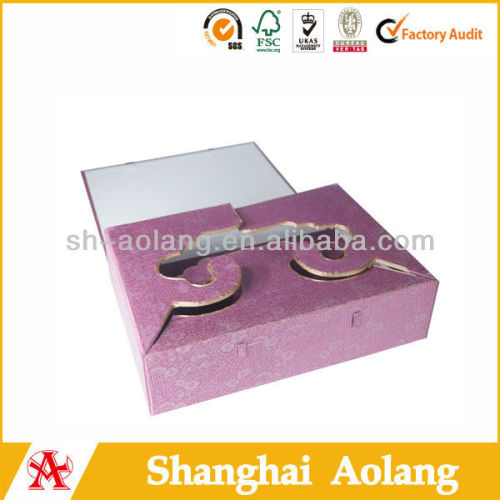 High End Beautiful Folding Paper Box For Women Clothes