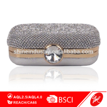 Stoned Framed Chained Boxy Shape Hard Case