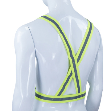 Sash Sabuk Elastis Keselamatan Reflektif Hi Vis