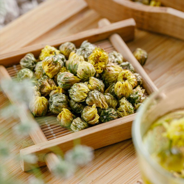 Herb tea bags yellow chrysanthemum for flower tea