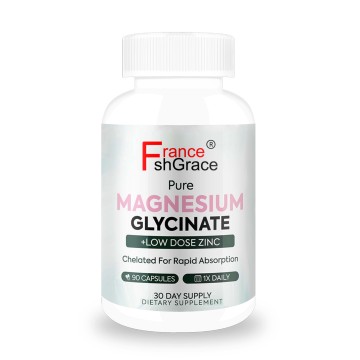 Organic Magnesium Glycinate Capsule Support Health