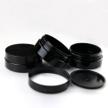 matte black pet plastic jars cosmetics jars