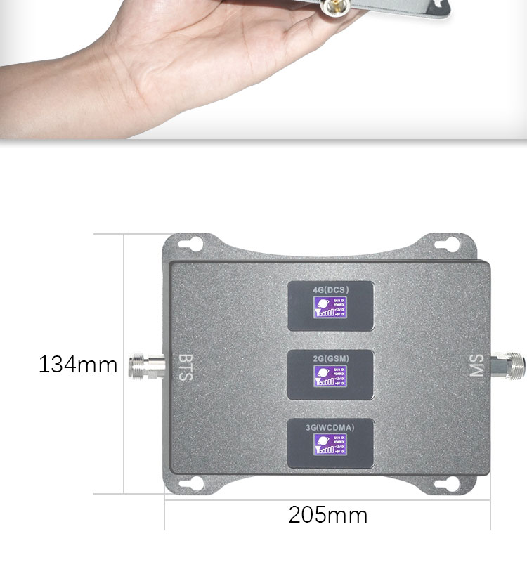 Signal Tri Band Mobile Booster Network Cellphone Lte Internet Dual Band Keyless Repeater Rf 700 24 Banda Amplifier