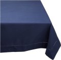 Solide blaue Baumwoll- / Poly-Uni-Tischdecke