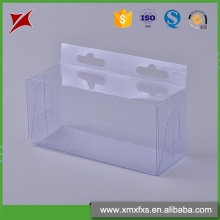 Manual folding box blister pvc transparent plastic folding box