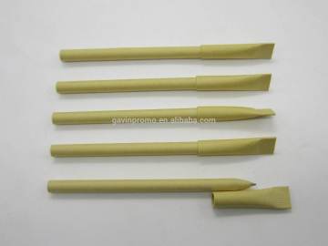 Completely paper tip pen, paper scrolled pen